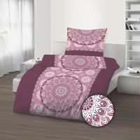 Renforce Bettwäsche 2tlg. 135/200 cm 47870-609 Orenda weinrot Renforce Bettwäsche 2tlg. 135/200 cm 47870-609 Orenda weinrot