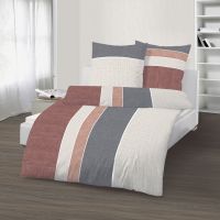 Biber Bettwäsche 3tlg. 200/200 cm 18111-906 bordo Biber Bettwäsche 3tlg. 200/200 cm 18111-906 bordo