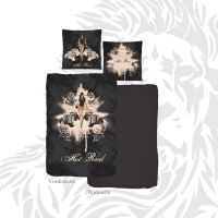 Mako Satin Bettwäsche 2tlg. 135/200 cm Hot Rod anthrazit Mako Satin Bettwäsche 2tlg. 135/200 cm Hot Rod anthrazit